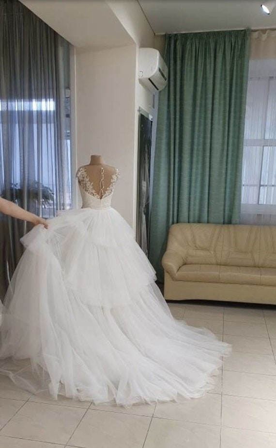 Ruffle overskirt Adriana