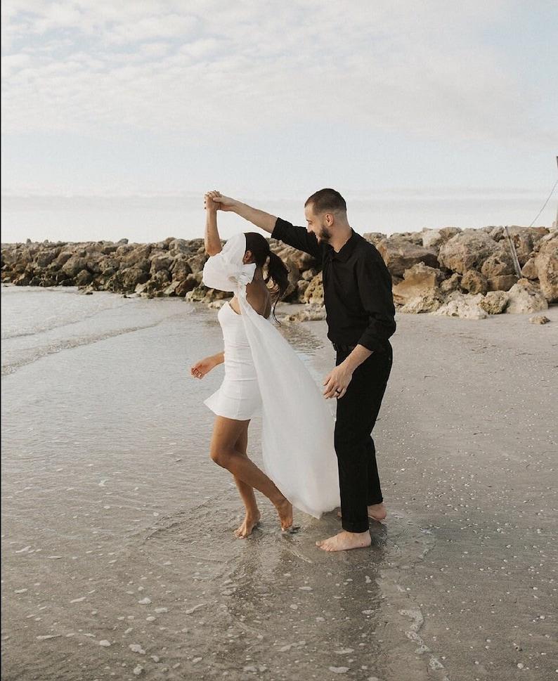 Wedding organza cape Beatrice