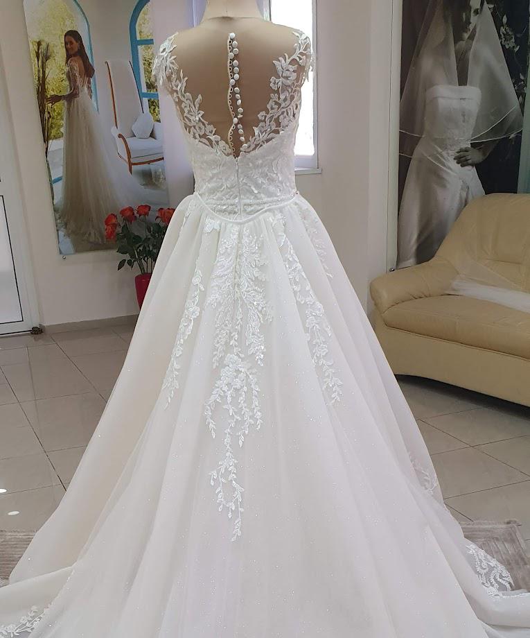 Elegant bridal  overskirt Doris