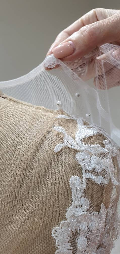 Wedding pearl cape Mikaela
