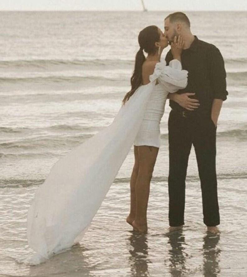 Wedding organza cape Beatrice