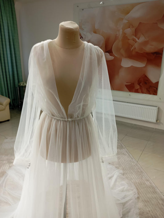 Bridal boudoir robe Mia