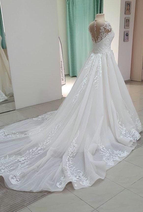 Elegant bridal  overskirt Doris