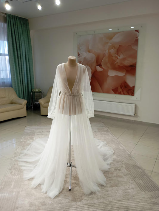 Bridal boudoir robe Mia