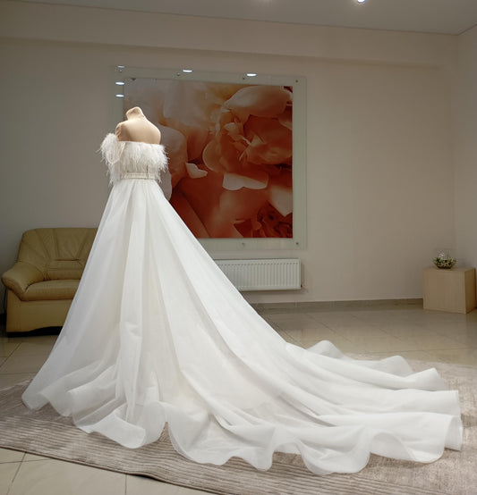 Detachable wedding skirt Alice
