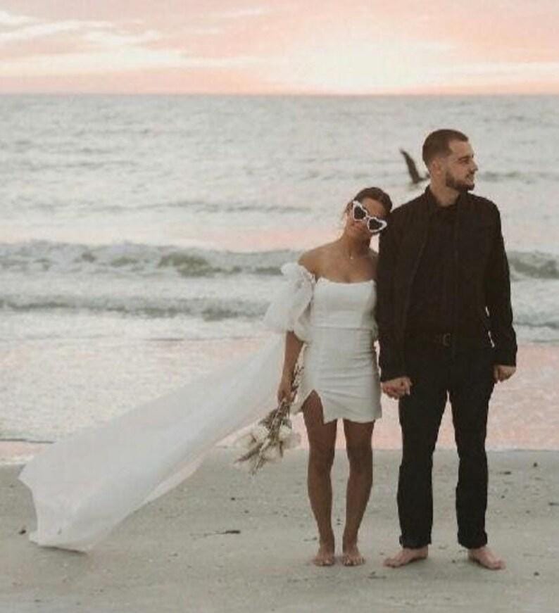 Wedding organza cape Beatrice