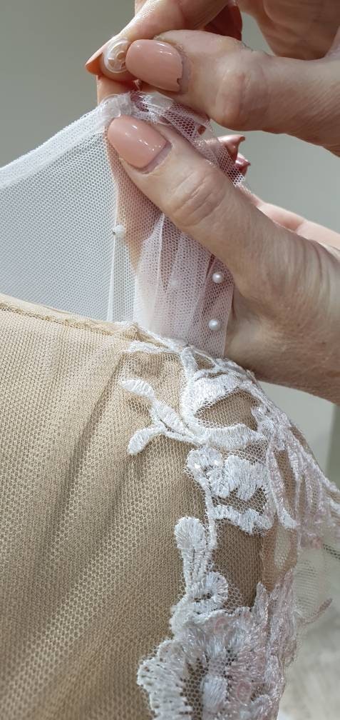 Wedding pearl cape Mikaela