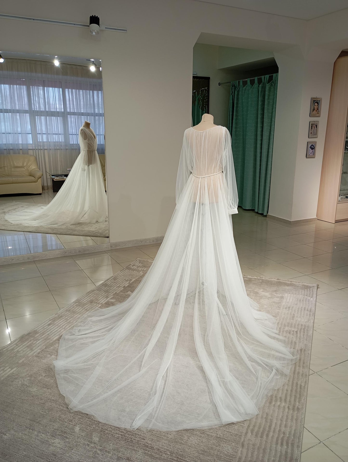 Bridal boudoir robe Mia