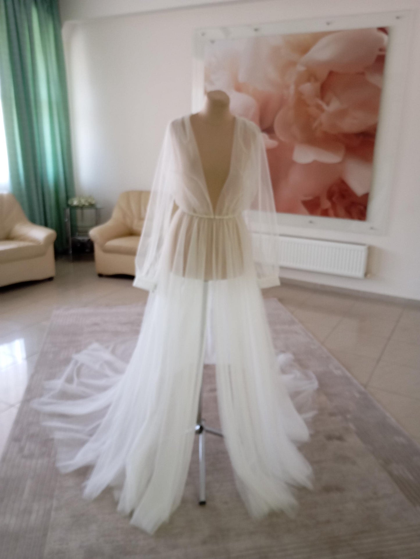 Bridal boudoir robe Mia