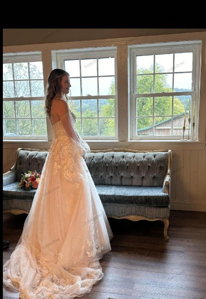 Bohemian wedding sleeves Daisy