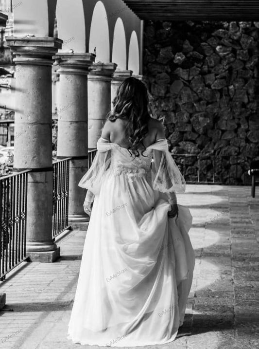 Set bridal sleeves & straps
