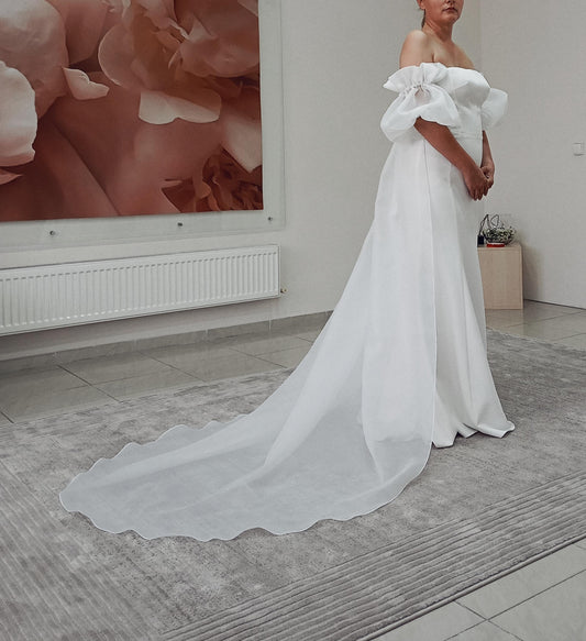 Wedding organza cape Beatrice