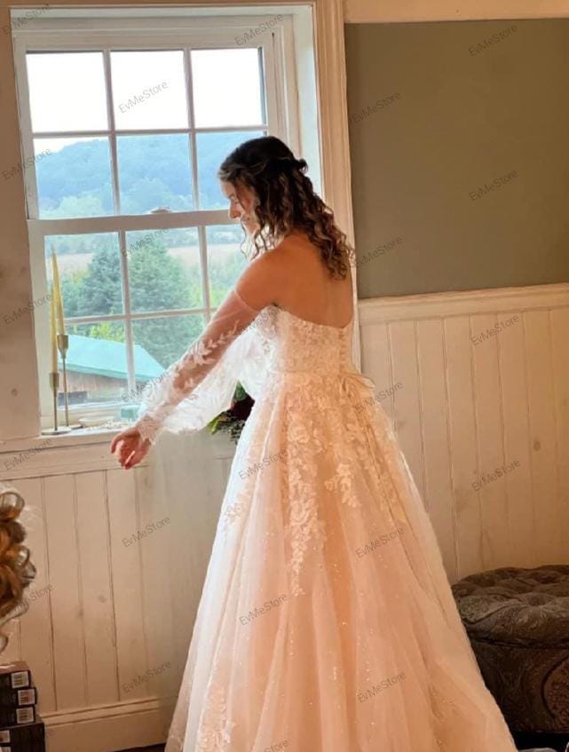 Bohemian wedding sleeves Daisy