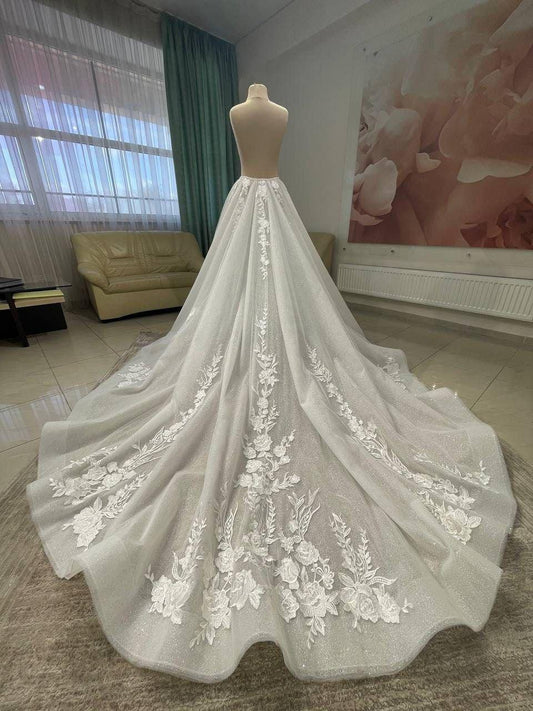 Detachable overskirt handmade Rosa